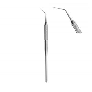 Abou Rass Apical Burnisher Endodontic Explorer, Angled, Long Shank, 0.50mm