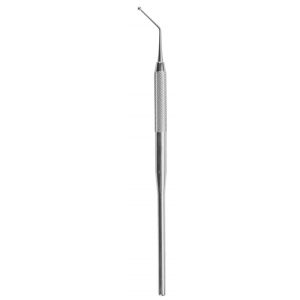 Abou Rass Apical Burnisher Endodontic Explorer, Angled, Long Shank, 2.0mm