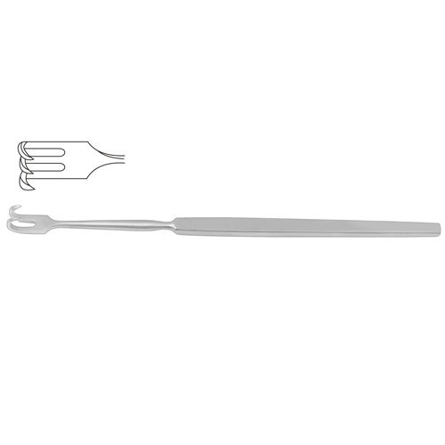 Wound Retractor 3 Sharp Prongs – Small Curve 16.5 cm, Width 7.0 mm