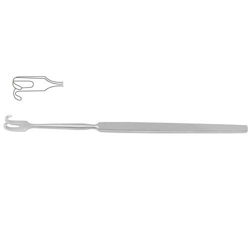 Wound Retractor 2 Blunt Prongs – Small Curve 16.5 cm, Width 4.2 mm