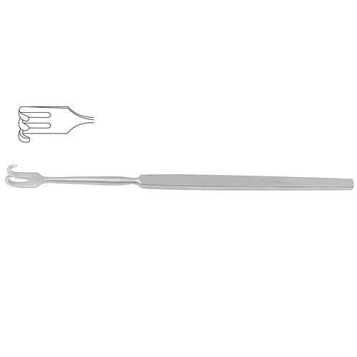 Wound Retractor 3 Blunt Prongs – Small Curve 16.5 cm, Width 7.0 mm