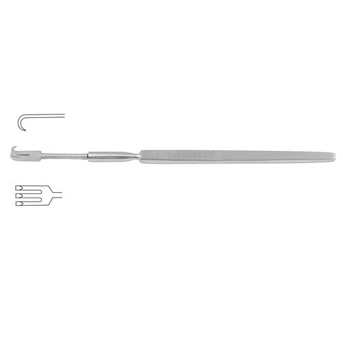 Wound Retractor Flexible – 3 Sharp Prongs 16 cm