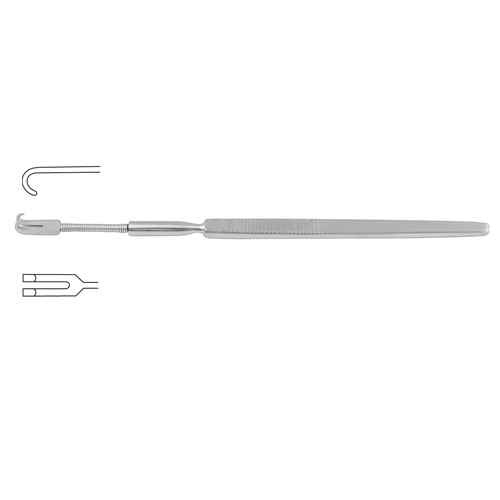 Wound Retractor Flexible – 2 Blunt Prongs 16 cm