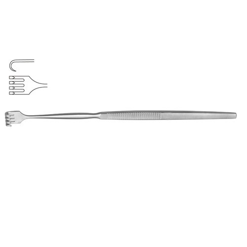 Wound Retractor 4 Sharp Prongs 16.5 cm