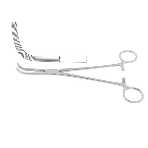 Mc Quigg-Mixter Dissecting and Ligature Forcep Right Angled – Longitudinally Serrated 23.5 cm