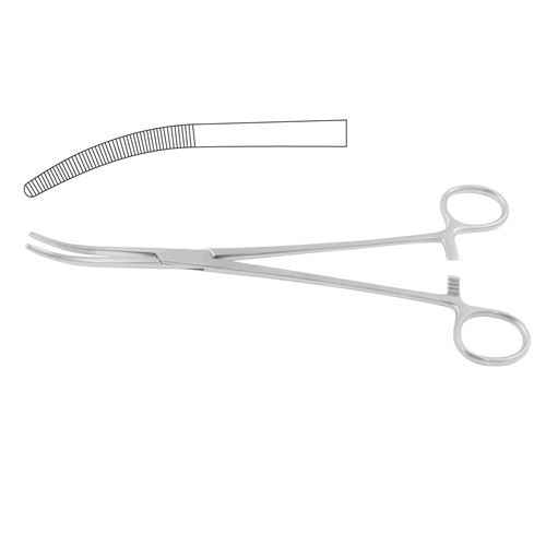 Rumel Dissecting and Ligature Forcep Curved 24 cm