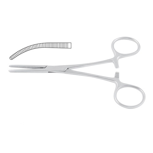 Pean (Delicate) Haemostatic Forceps Curved 13 cm