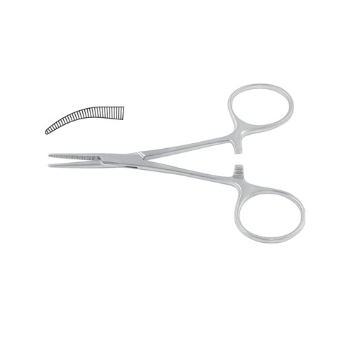 Hartmann Haemostatic Forcep Curved 9.5 cm