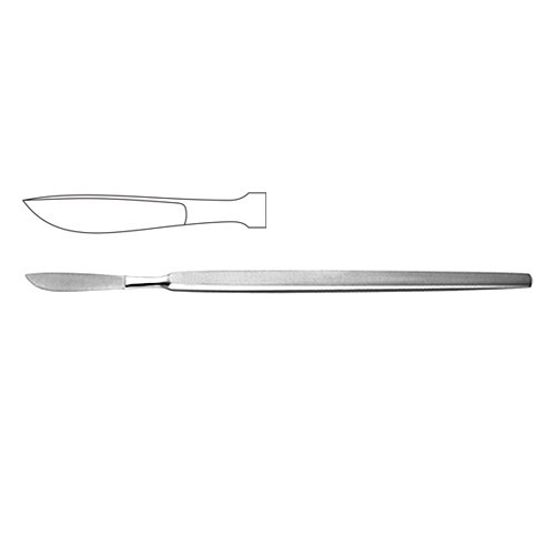 Dieffenbach Dissecting Knife / Opreating Knife With Metal Handle 17 cm