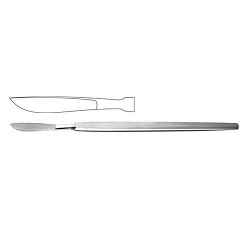 Dieffenbach Dissecting Knife / Opreating Knife With Metal Handle 17 cm