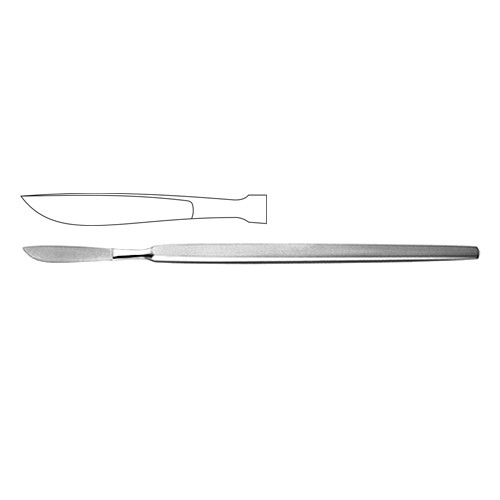 Dieffenbach Dissecting Knife / Opreating Knife With Metal Handle 17 cm