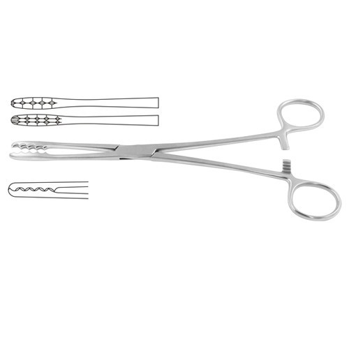 Ulrich Dressing Forceps Straight 22.5 cm