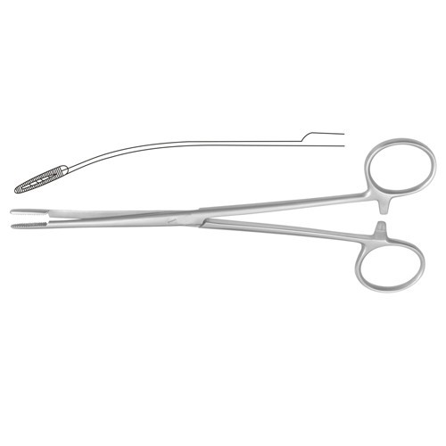 Pelkmann Foreign Body Forcep Curved 26 cm