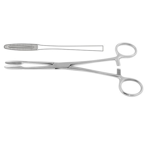 Gross-Maier Dressing Forceps Straight – With Ratchet 20.5 cm