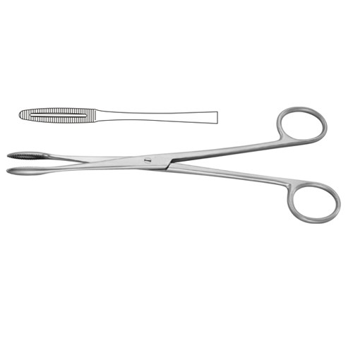 Gross-Maier Dressing Forceps Straight – Without Ratchet 22 cm