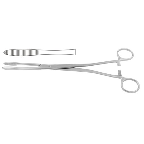 Collin Dressing Forcep Straight 25.5 cm