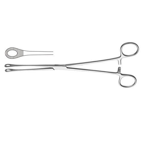 Bergmann Sponge Holding Forcep Straight 24 cm