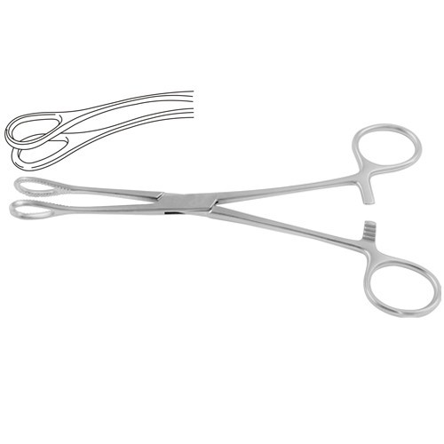 Foerster Sponge Holding Forcep Curved – Smoth Jaw 24.5 cm