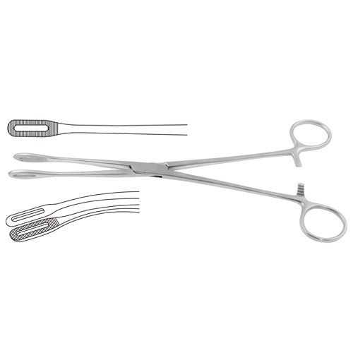 Foerster Sponge Holding Forcep Curved 24.5 cm