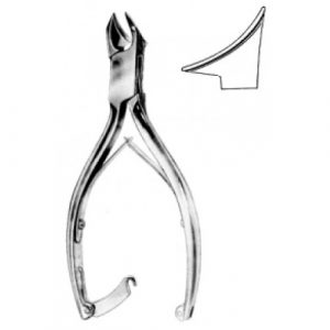 Nail Nipper moon smooth handle 14cm w/lock