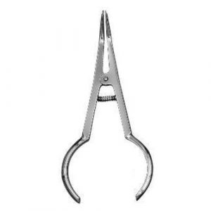 Elastic Separating Plier, Dental Orthodontic Separator Placing Plier, Rubber Dam Clamp Forceps, 17.5cm